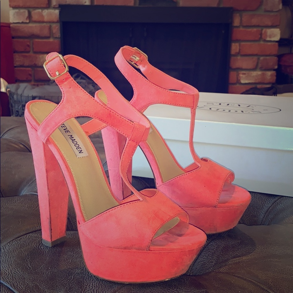 Steve Madden Daintii Coral Platform Sandals